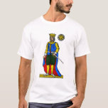 Re di denari T-Shirt<br><div class="desc">Design your own t-shirt on Zazzle! Our design tool allows you to upload & add your own artwork, design, or pictures to make a one-of-a-kind t-shirt. Add personalized text and images and preview your design! This easy to customize t-shirt has no minimum order and is made when you place an...</div>