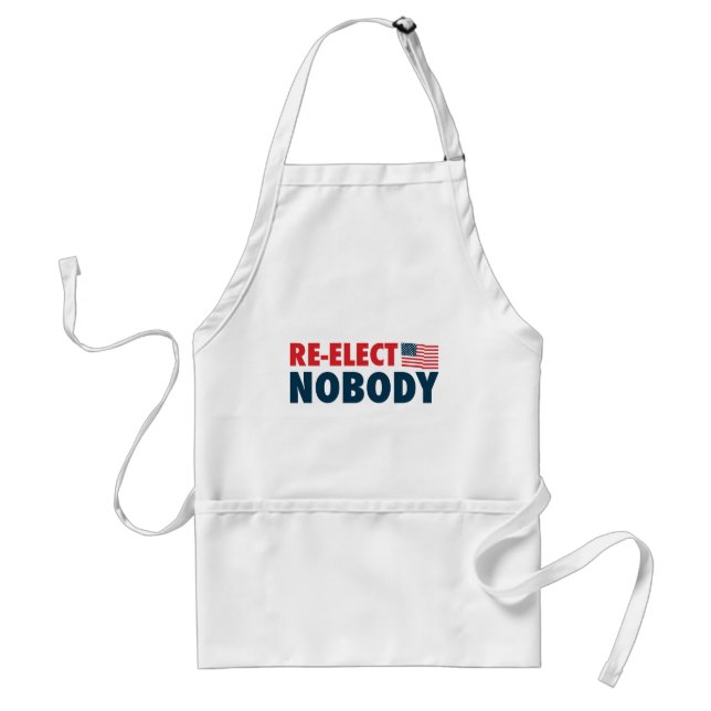 Re-Elect Nobody Standard Apron (Front)