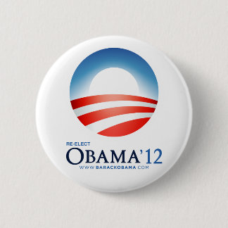 Re-Elect Obama 2012 2 Inch Round Button