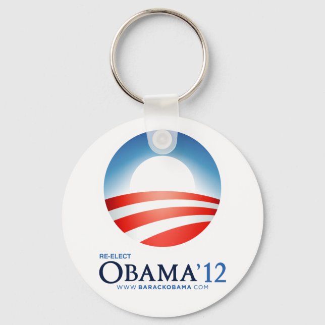 Re-Elect Obama 2012 Keychain (Front)