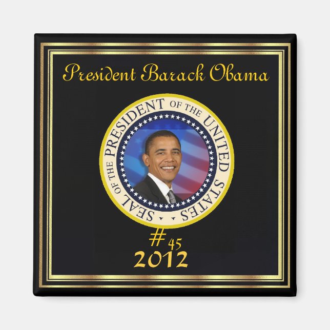 RE-ELECT PRESIDENT OBAMA 2012 MAGNET (Front)