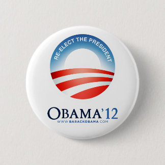 Re-Elect the President: Obama 2012 Button