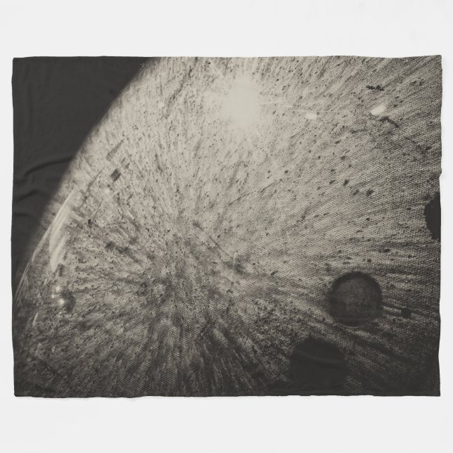 Re-entry Module Nasa Fleece Blanket (Front (Horizontal))