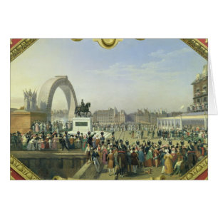 Re-establishment Statue of Henri IV on Pont