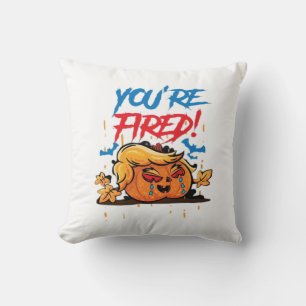 RE Fired Trumpkin Classic Throw Pillow