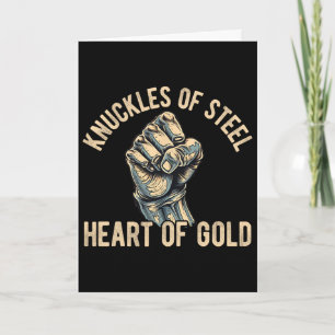 Re Knuckle Boxing Men Fist Fighting Knuckle Fighte Card