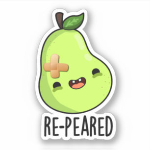 Re-peared Funny Fruit Pear Pun 