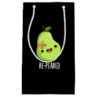 Re-peared Funny Fruit Pear Pun Dark BG