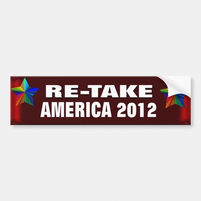 Re-take America Bumper Sticker (Front)