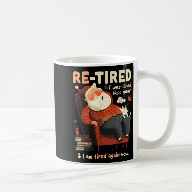 Re-tired Santa Definition Funny  Coffee Mug (Right)