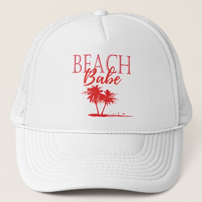 Rea Theme Palm beach Trucker Hat (Front)