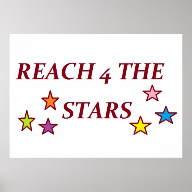 REACH 4 THE STARS POSTER (Front)