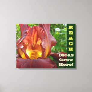 REACH art prints Ideas Grow Here Iris Flowers