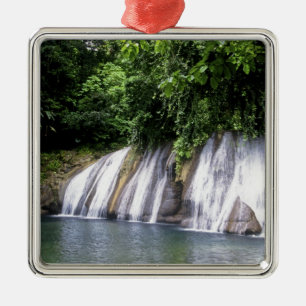 Reach Falls, Port Antonio, Jamaica Metal Ornament