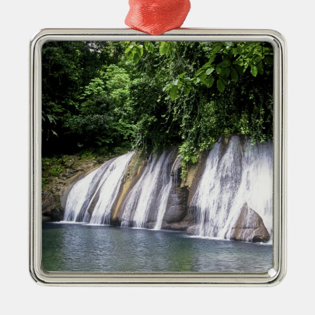 Reach Falls, Port Antonio, Jamaica Metal Ornament (Front)
