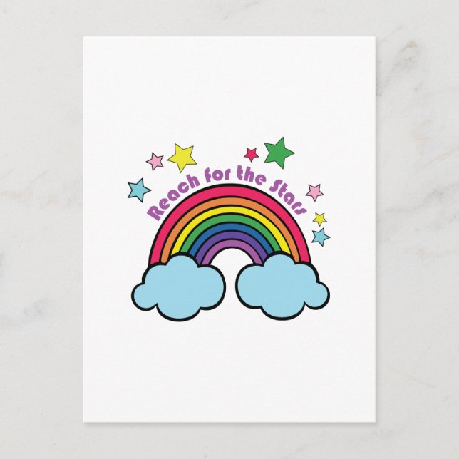 Reach For Stars Postcard (Front)