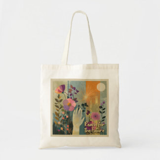 Reach for the Future – Solarpunk Tote Bag