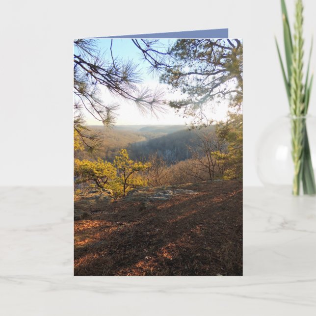 Reach for The Light, View of the Hills Holiday Card (Front)