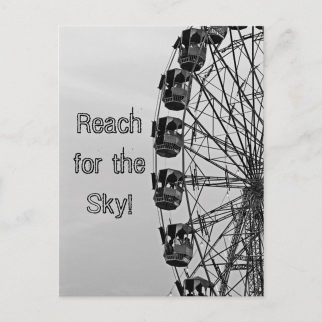 Reach for the Sky, Ferris Wheel Postcard (Front)