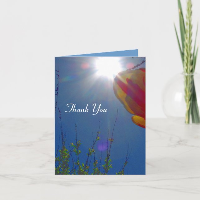 Reach for the Sky Thank You Card (Front)