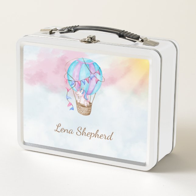 Reach for the Sky Unicorn Lunchbox  (Front)