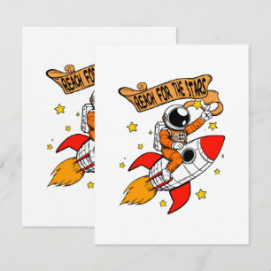 Reach for the stars enclosure card