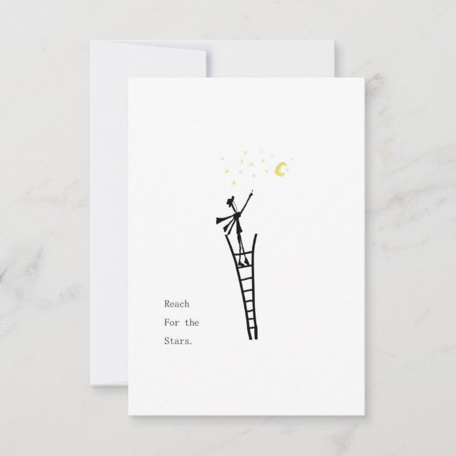 Reach for the Stars Flat Card (Front)