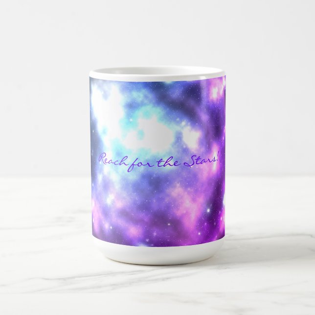 Reach for the Stars! Galaxy Coffee Mug (Center)