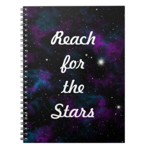 Reach for the Stars Galaxy Notebook