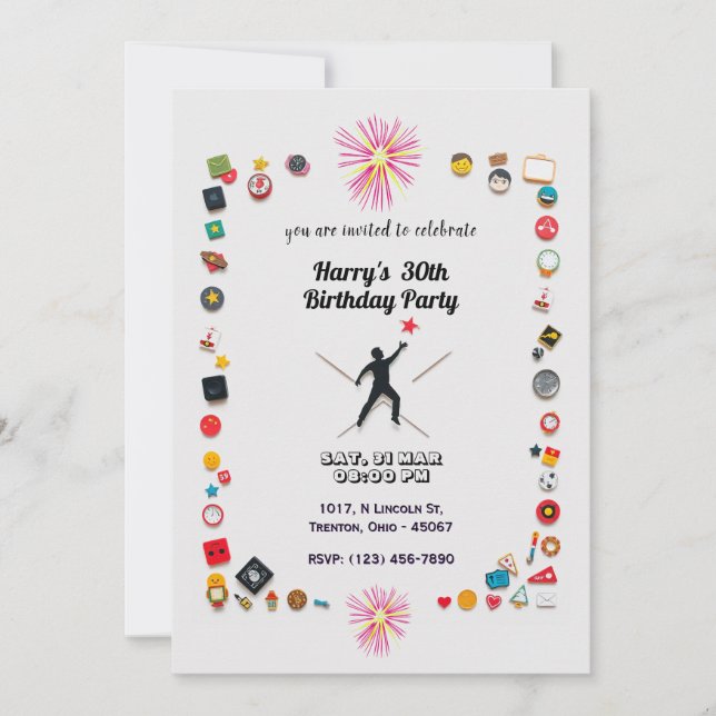 Reach for the Stars Motivational Birthday Card (Front)