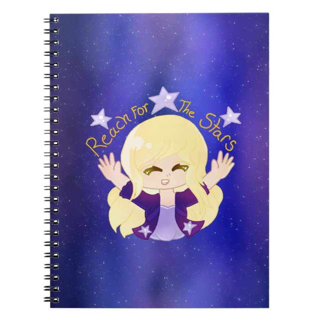 Reach For The Stars Notebook (Front)