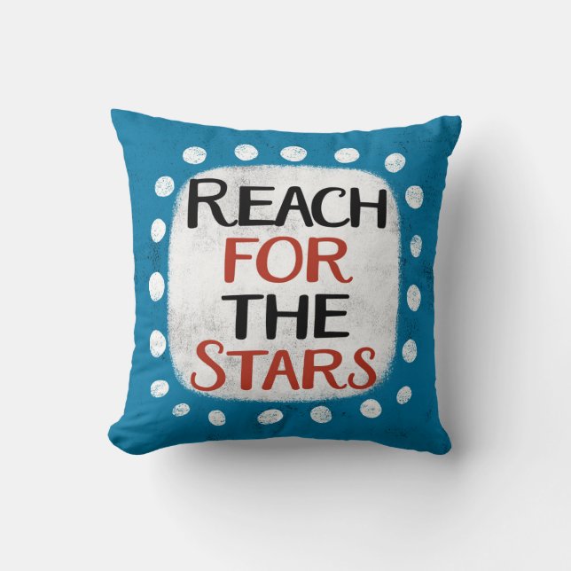 Reach For The Stars Throw Pillow (Front)