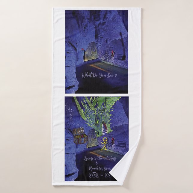 Reach for your Goals Bath Towel (Bath Towel)