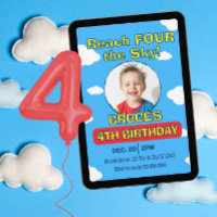 Reach FOUR the Sky, Picture Clouds 4th Birthday