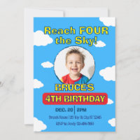 Reach FOUR the Sky, Picture Clouds 4th Birthday