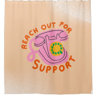 Reach Out for Support Shower Curtain
