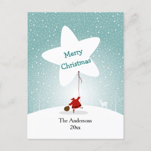 Reach Star Christmas Postcard