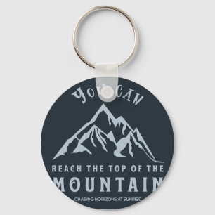 Reach the Top of the Mountain Keychain