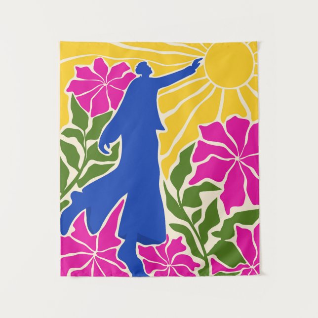 Reaching Beyond Limits Tapestry (Front)