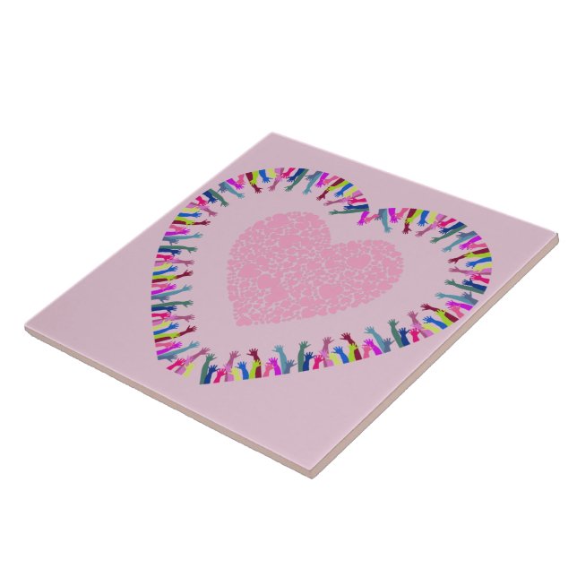 Reaching for Love Tile (Side)