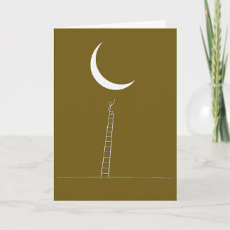 Reaching For The Moon Card