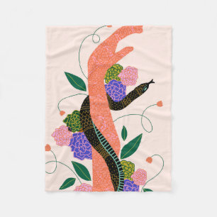 Reaching Out to Nature Fleece Blanket