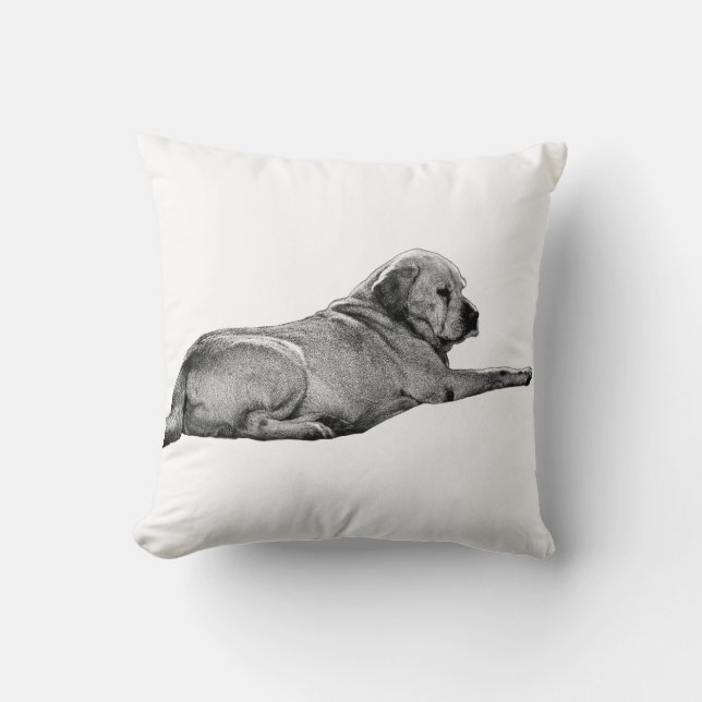 Reaching Presence Throw Pillow (Front)