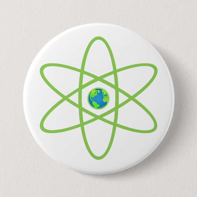 React 3 Inch Round Button (Front)