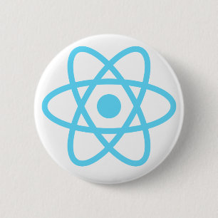 React js Stickers, Mugs, T-shirts and much more 2 Inch Round Button