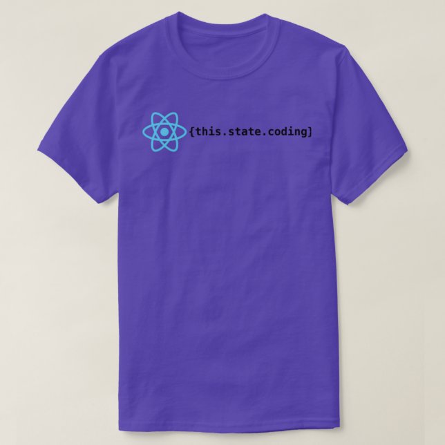 React State Coding T-Shirt (Design Front)