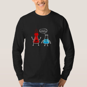 Réaction excessive" Chimie drôle T-shirt Nerd