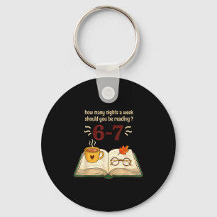 Read 6–7 Nights Funny Reading Keychain