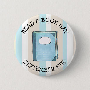Read a Book Day September 6th Holidays 2 Inch Round Button