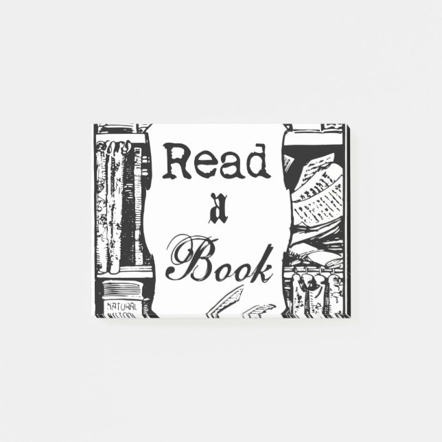 Read A Book Post-it Notes (Front)
